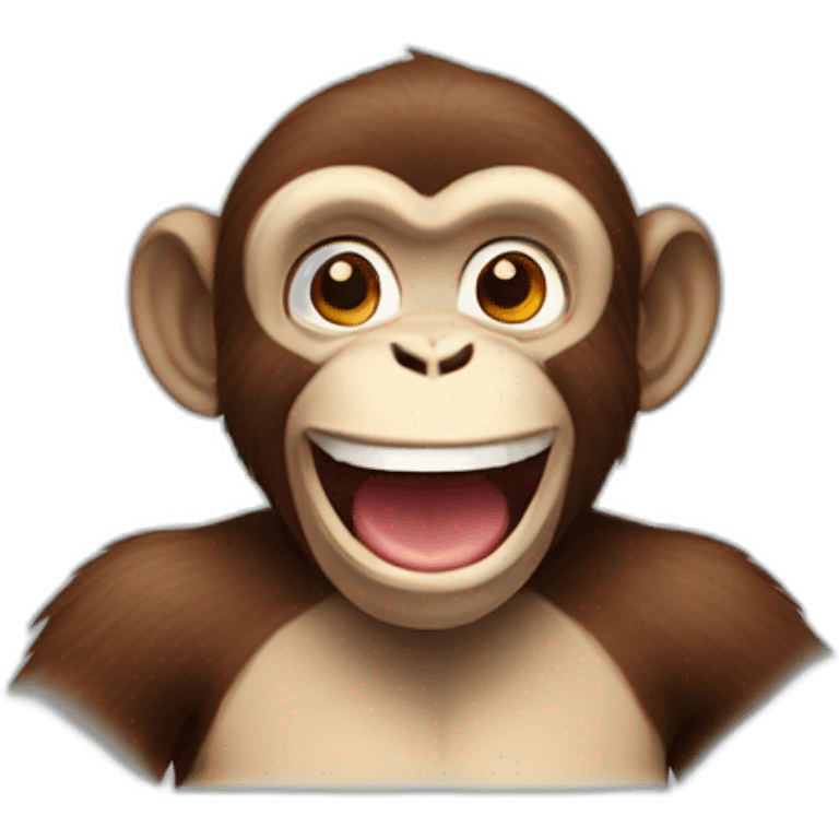 happy monkey emoji