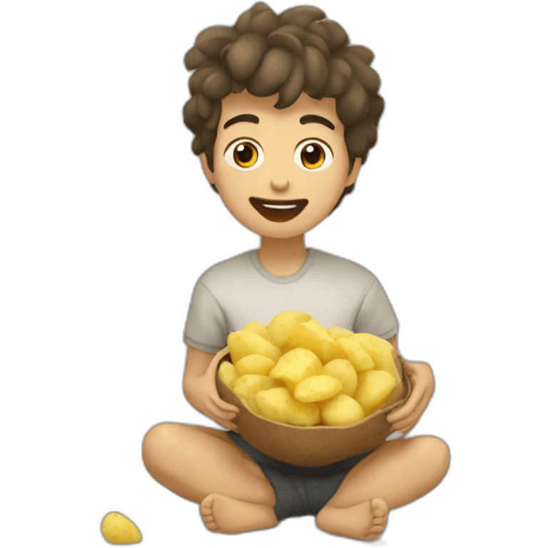 Lukashenco eat potato emoji