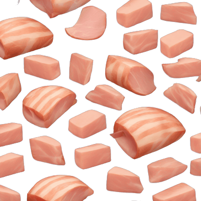 sliced ham emoji