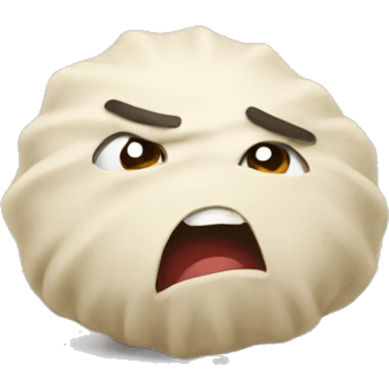 angry dumpling  emoji