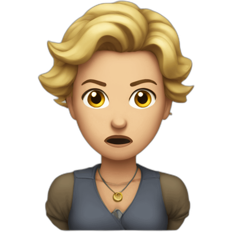 angry renee rapp emoji