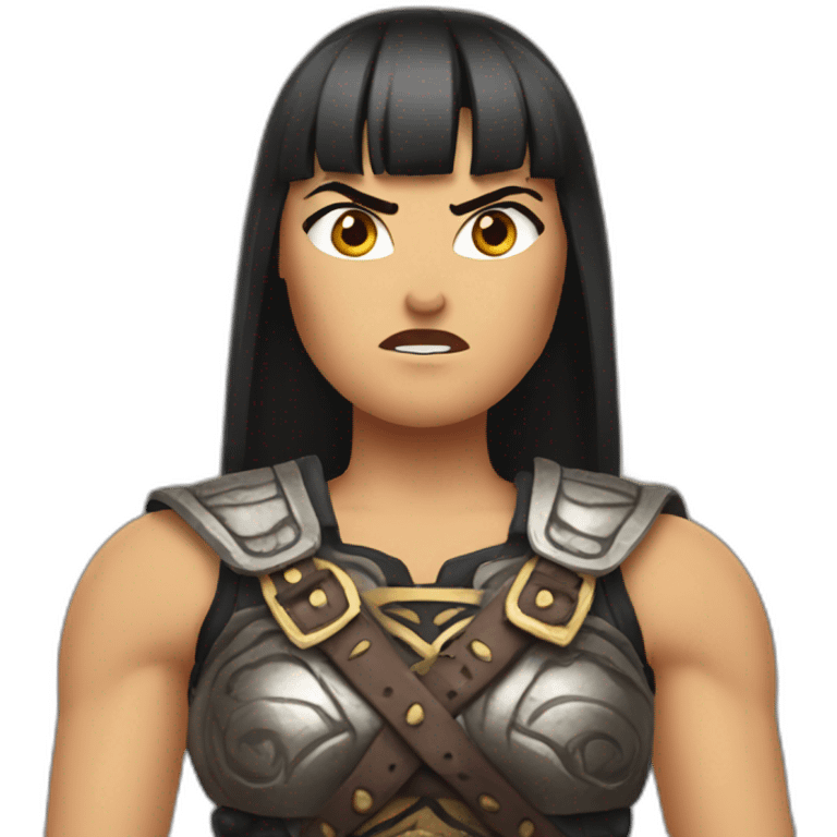 xena warrior princess angry emoji