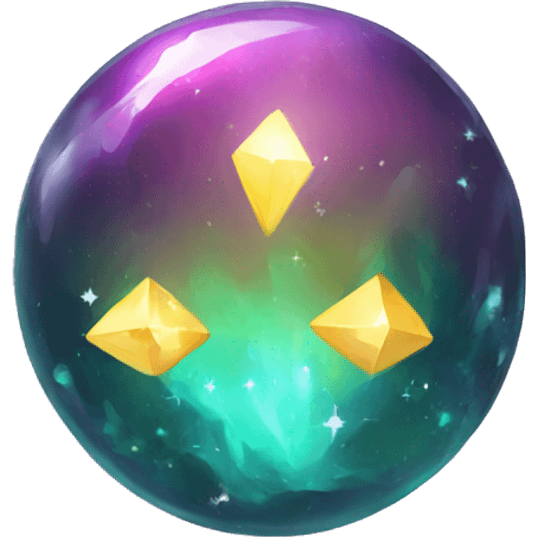 Magical gem orb emoji