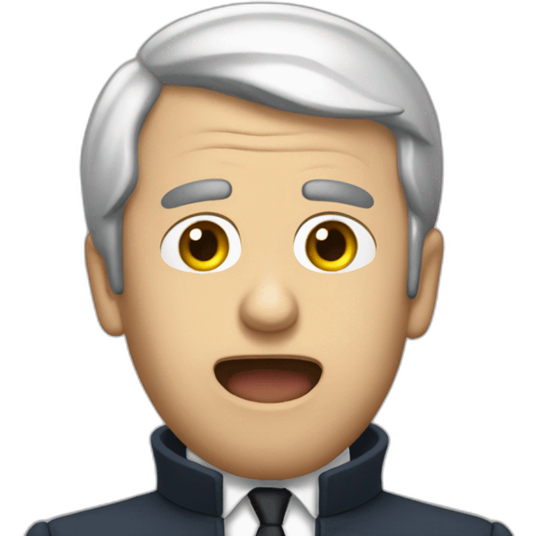 Macron qui pleure emoji