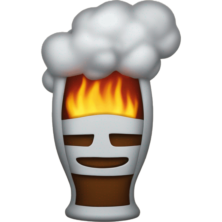 The burning brewery emoji