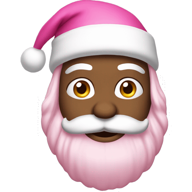 pink santa emoji