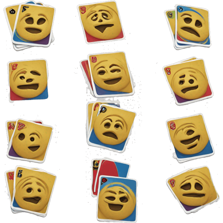 Uno cards emoji