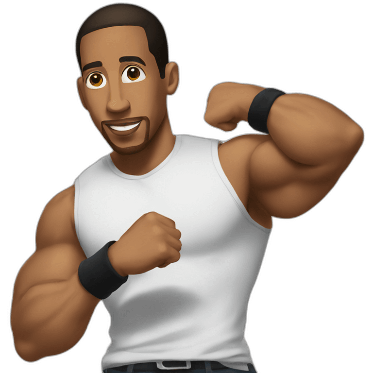 ludacris with huge arm  emoji