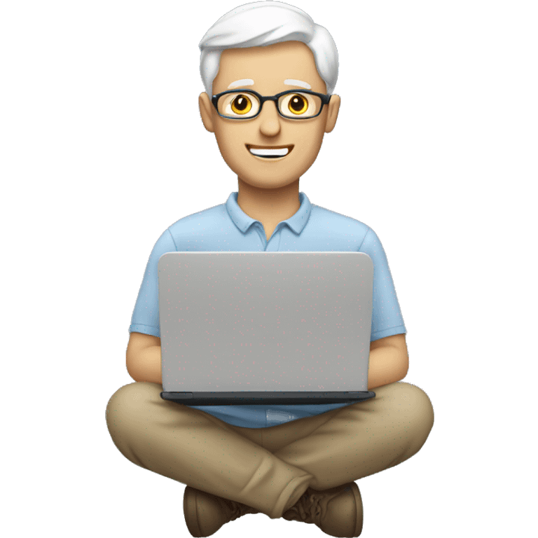 white man with laptop emoji