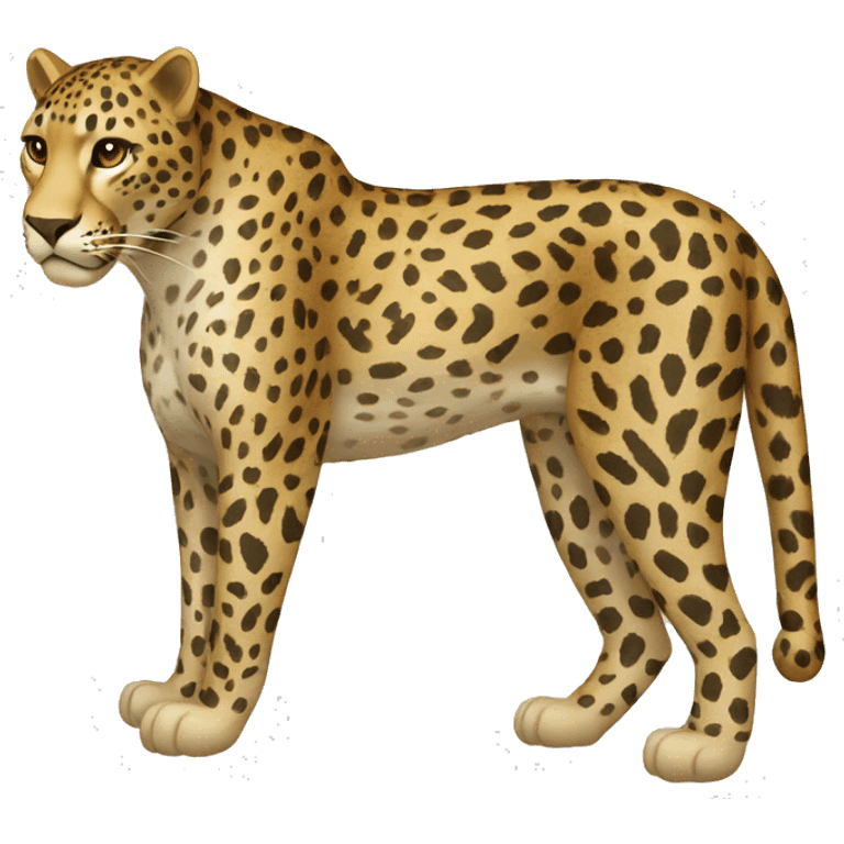 Leopard Full Body side view emoji