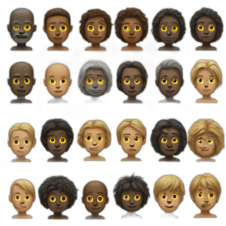 Human evolution emoji