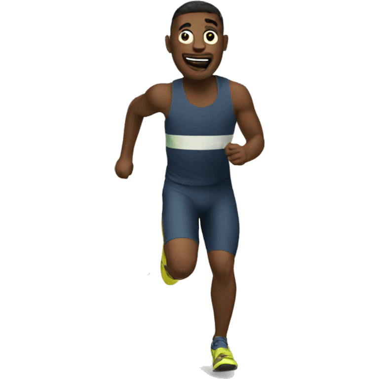 Running downhill emoji