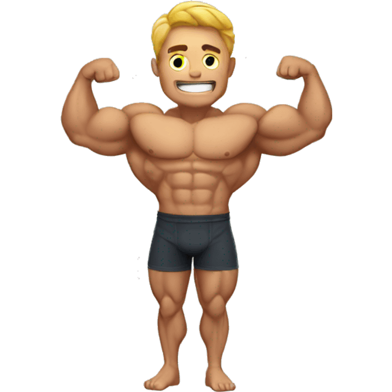 Muscle man emoji