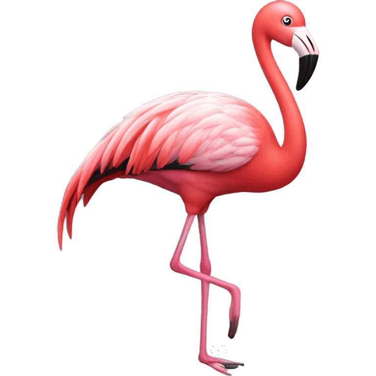 Dancing flamingo emoji