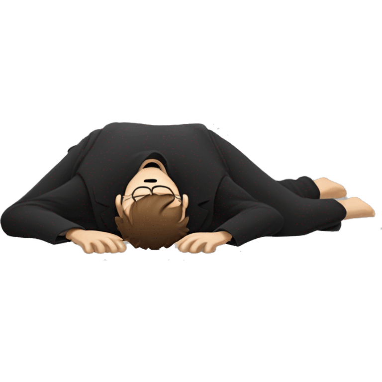 Harry Potter robePerson lying down face down emoji