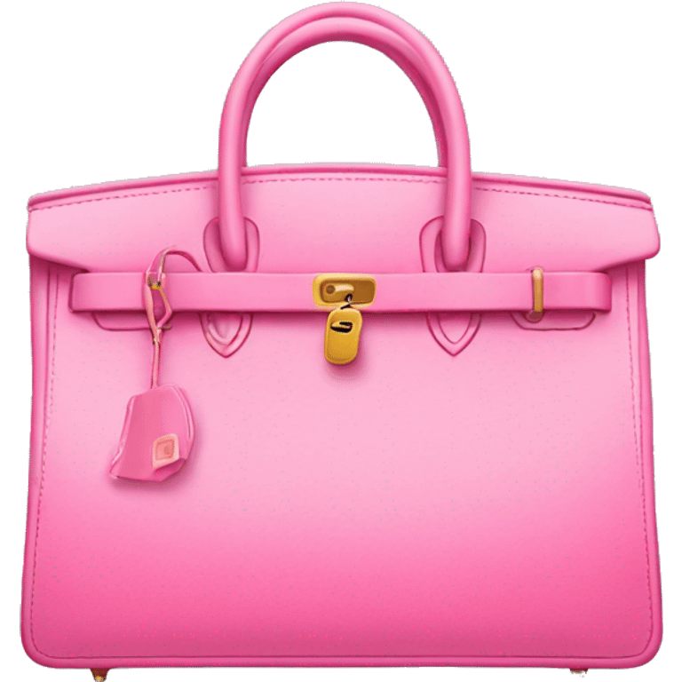 Pink Birkin bag emoji