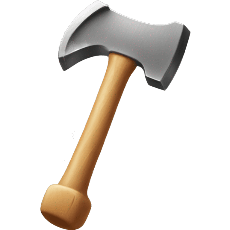 smiling emoji with hammer emoji