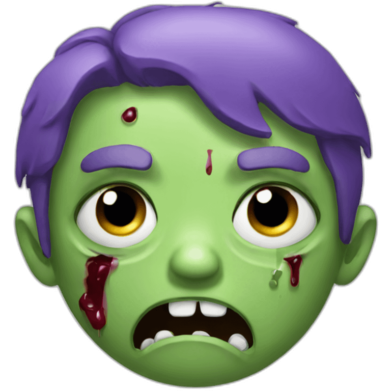 crying zombie emoji