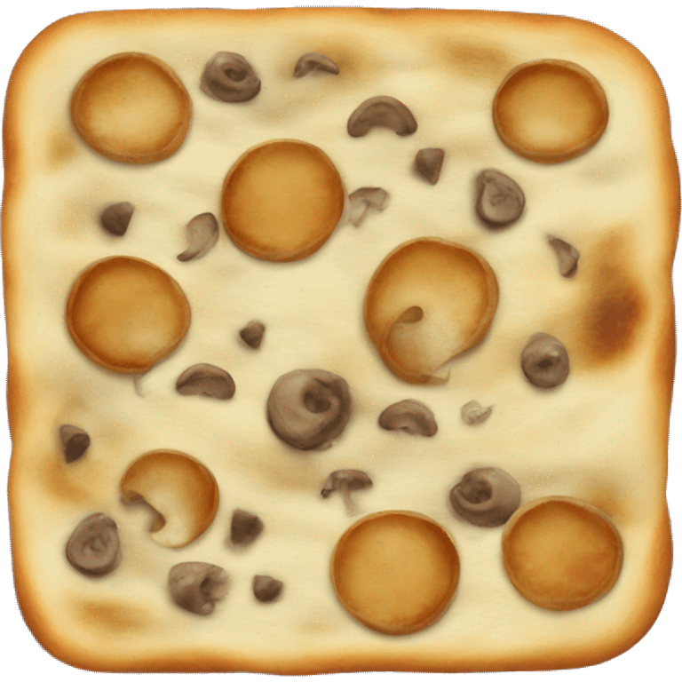 mushroom flatbread emoji