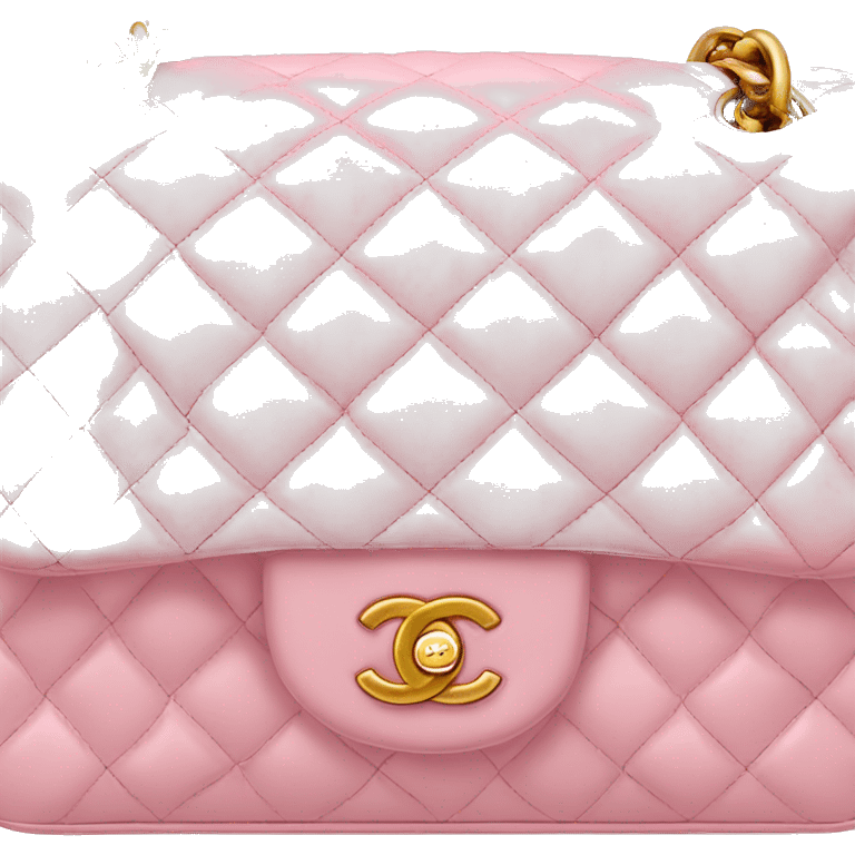 Chanel baby pink bag  emoji