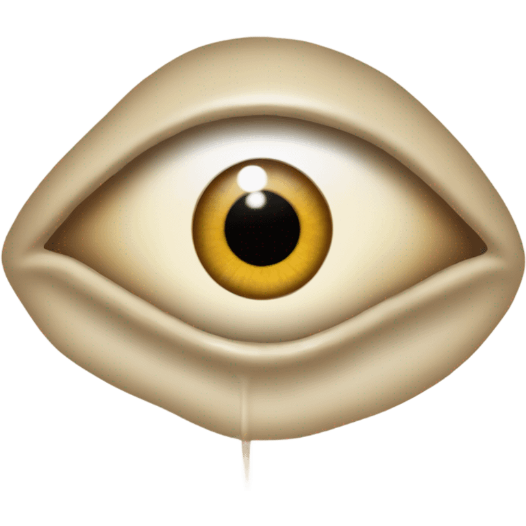 Beige evil eye  emoji