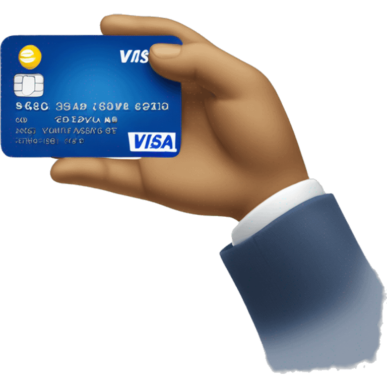 visa card salute emoji