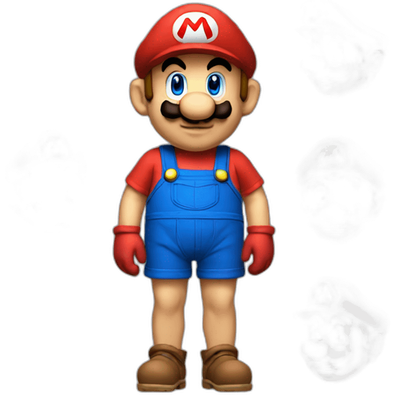 Mario wearing shorts emoji