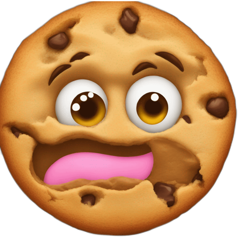 cookie avec des yeux emoji