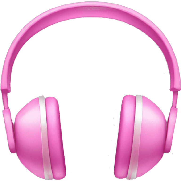 Pink headphone emoji