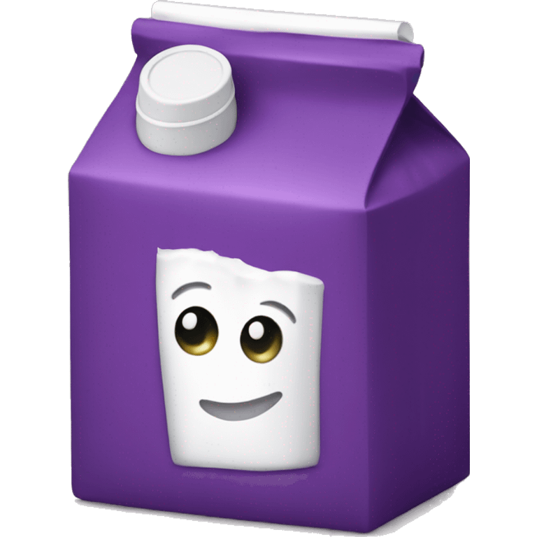 Grape juice box  emoji