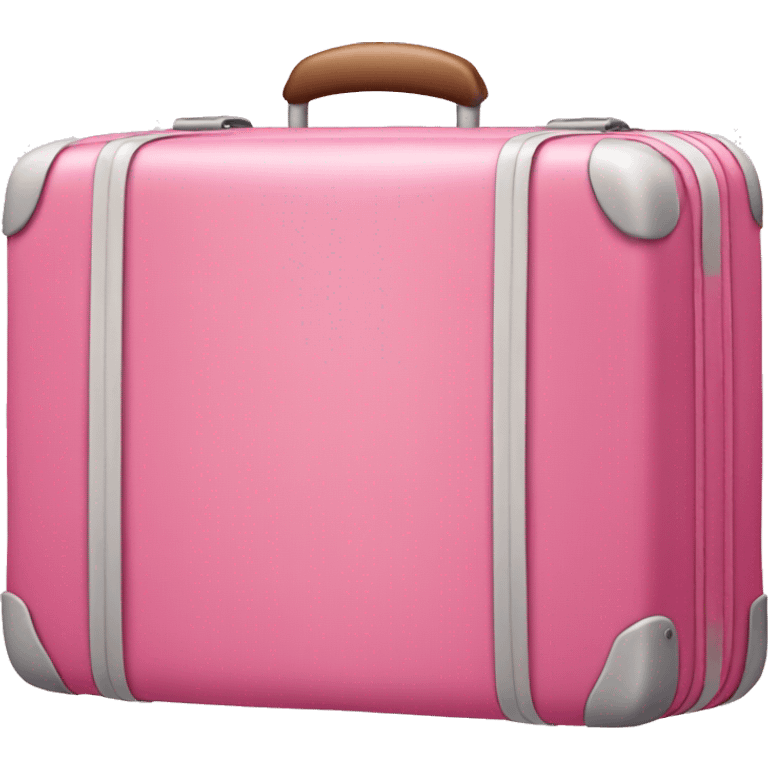 pink suitcase  emoji