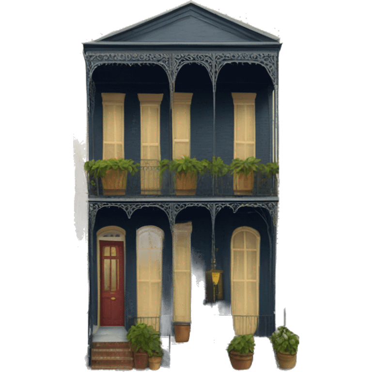 Realistic new orleans French quarter emoji