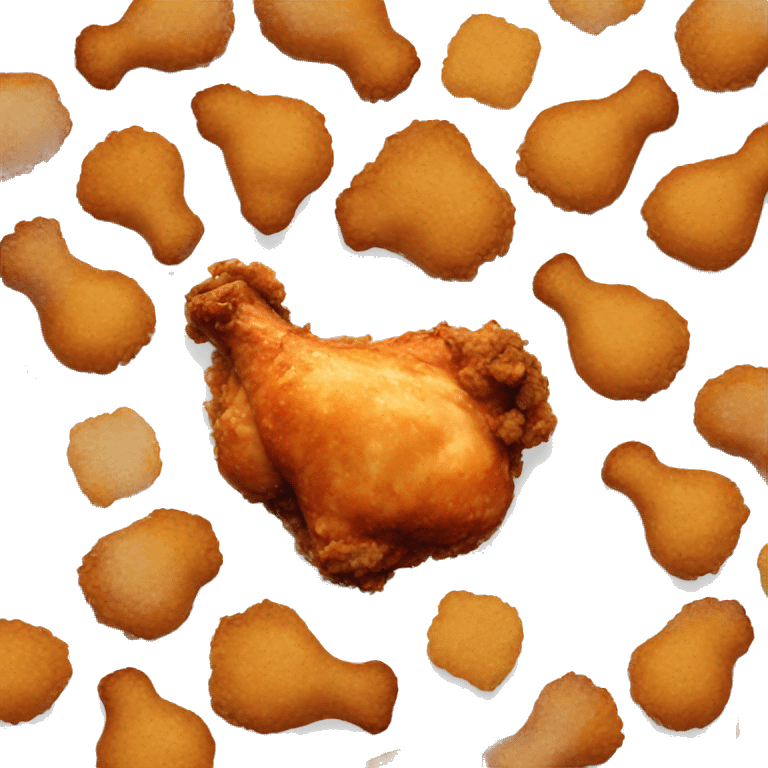 fried chicken thigh emoji