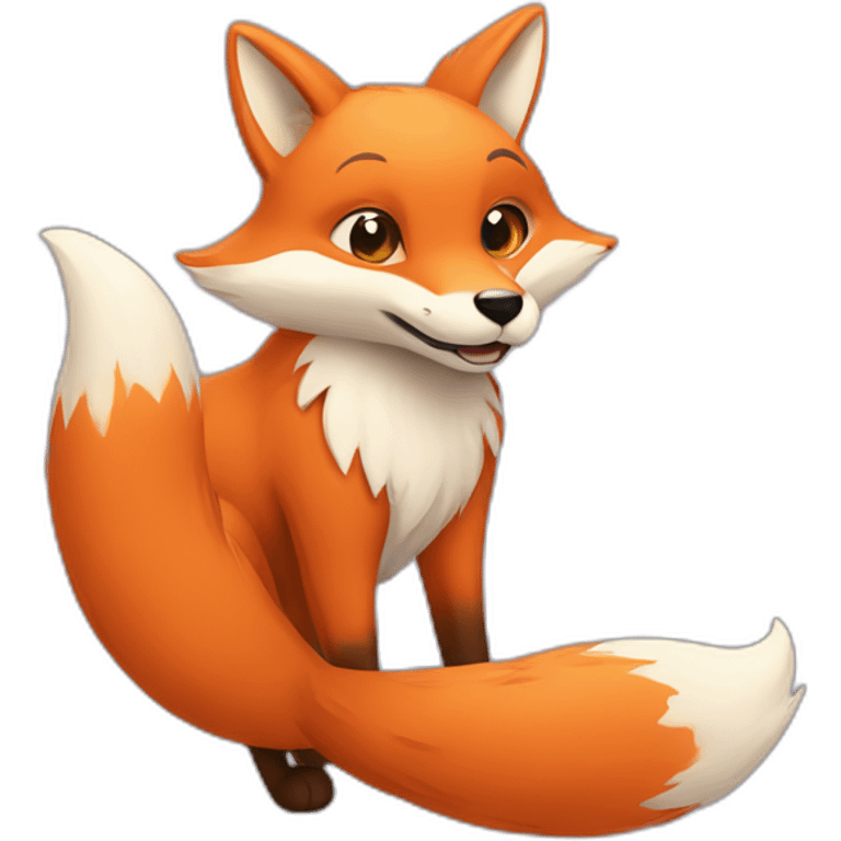 fox and champain emoji