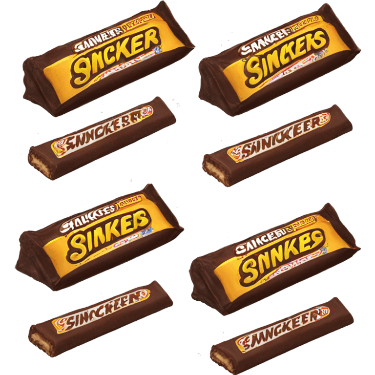 Snickers candy bar emoji