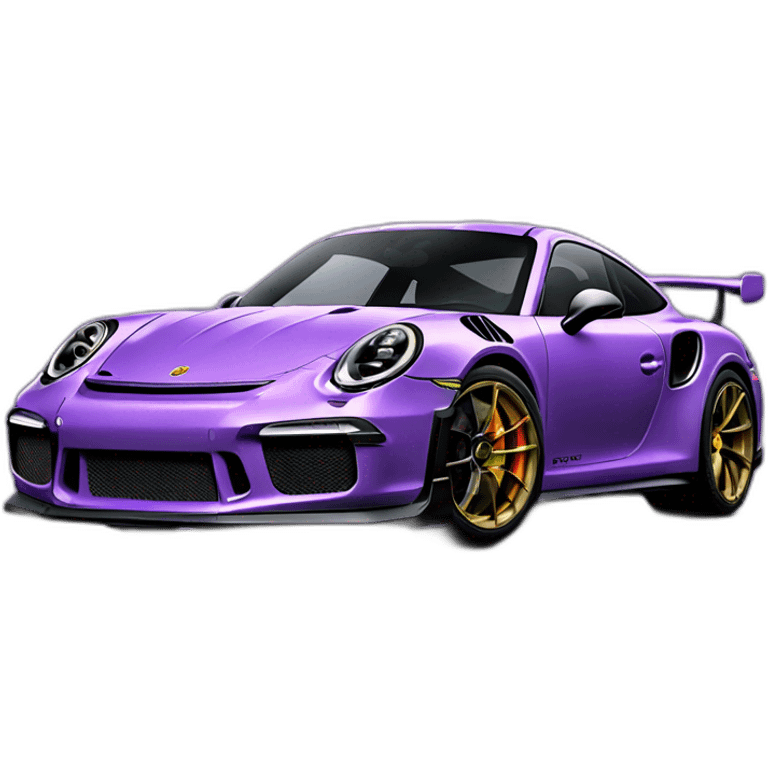 911 Gt3rs violete emoji