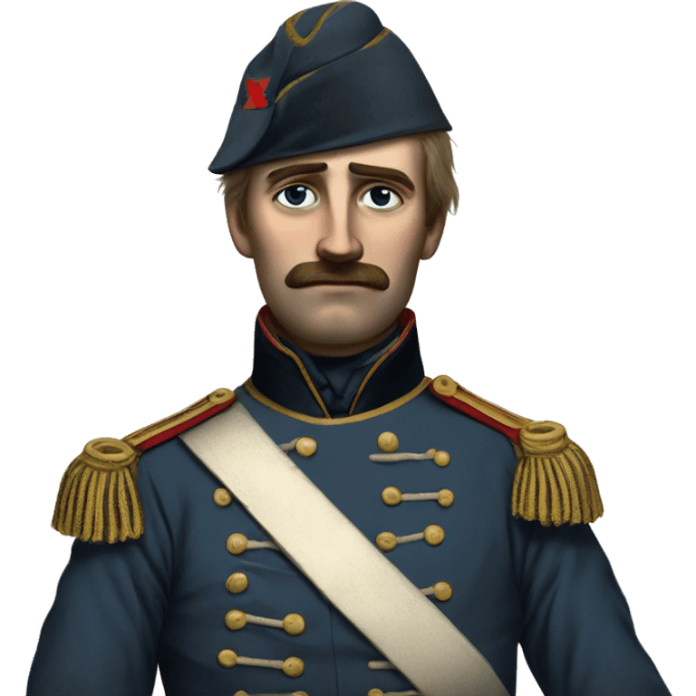 wounded French soldier in the Crimean War emoji