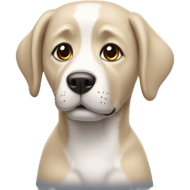 Chat mélanger à un chien emoji