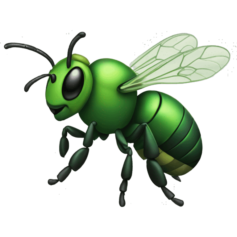 green bee emoji