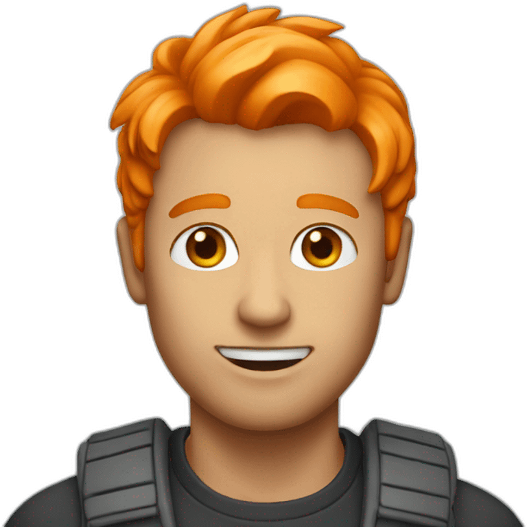 Man-with-orange-hair emoji