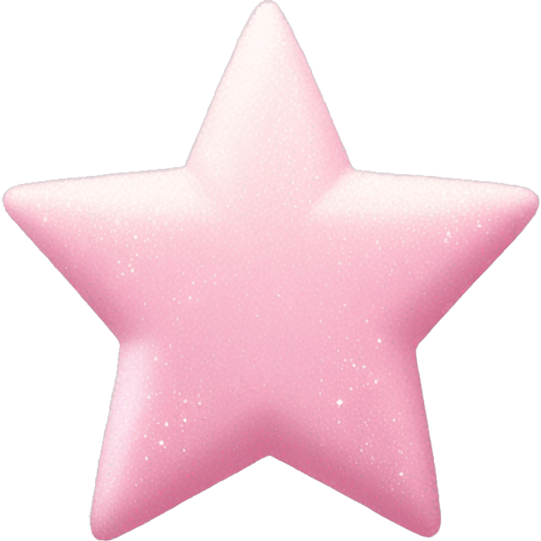 pale pink star sparkle emoji