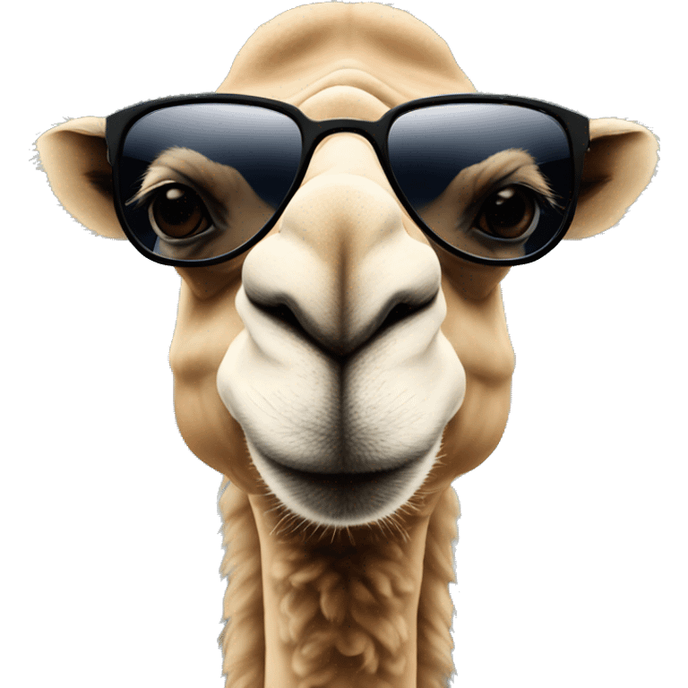 camel but let him wear a sunglasses  emoji