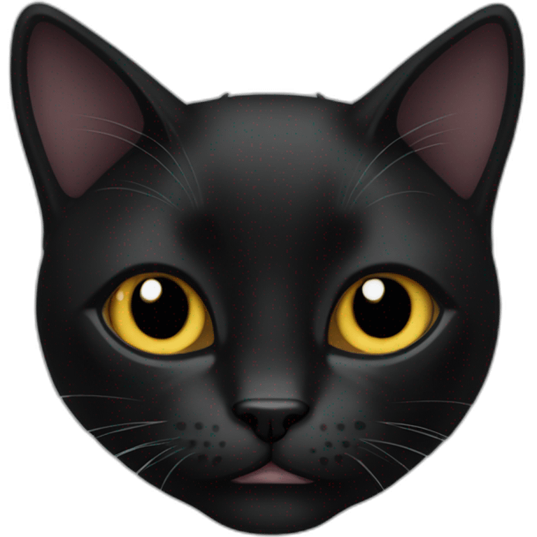 fold-eared black kat emoji