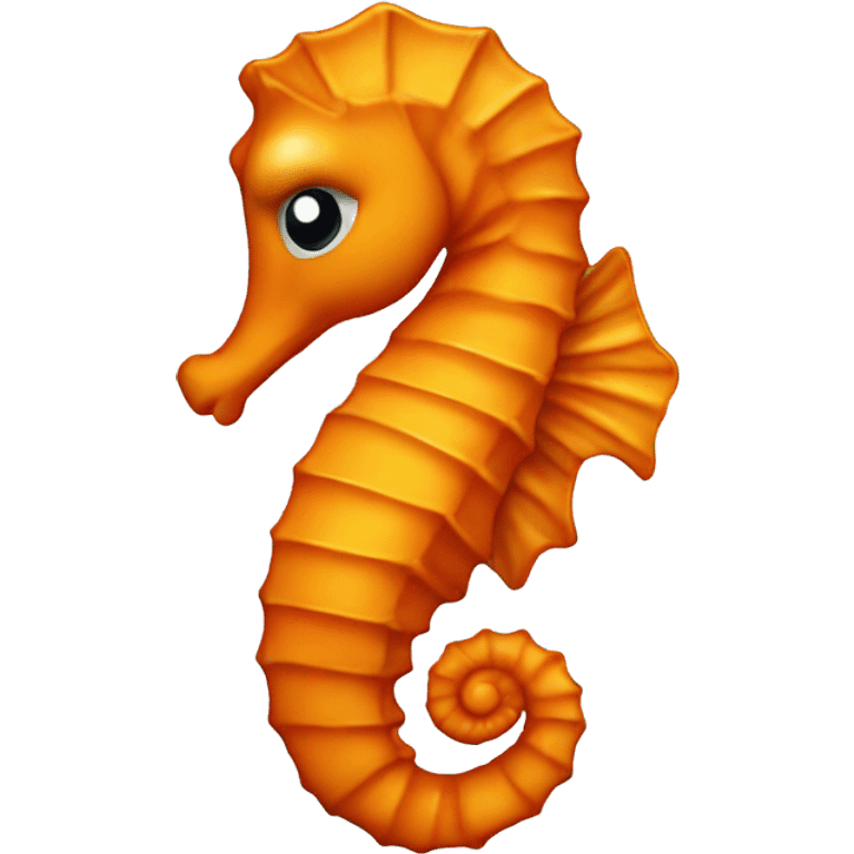 seahorse orange emoji