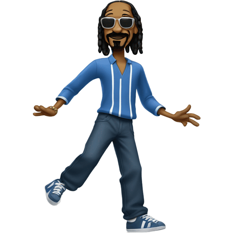 Snoop dogg doing a cartwheel  emoji