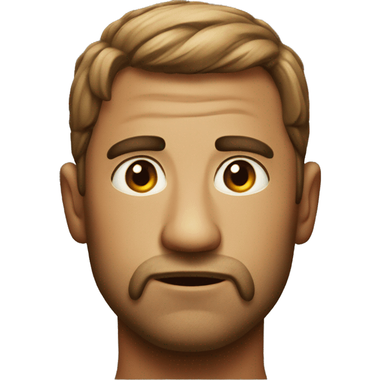 The most serious face emoji