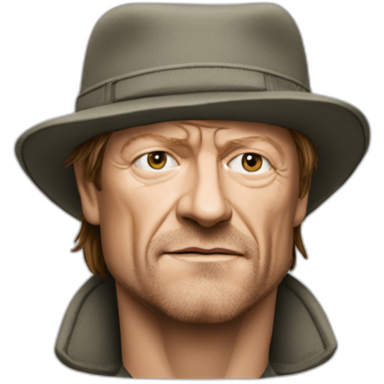 sean bean wearing a burberry cap emoji