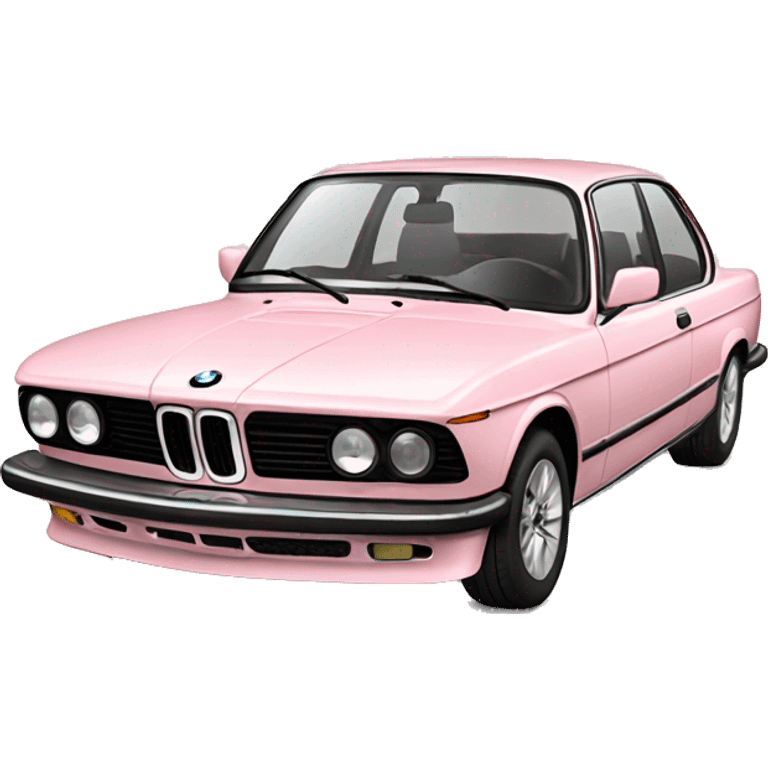 Pale pink BMW emoji