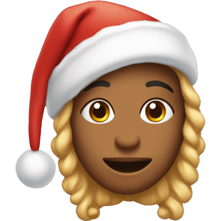 Cute Christmas gift emoji