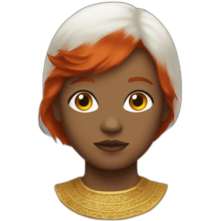 Makima,red-hair,gold-eye emoji